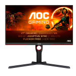 MONITOR AOC 27VA QHD HDMI DP PIVOT 700CD AOC Q27G3XMN/BKC REG ALTEZZA 180HZ