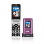 CELLULARE BRONDI AMICO PREZIOSO (VIOLET) - TELEFONO CELLULARE SENIOR