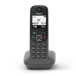 CORDLESS GIGASET AS 490 DECT GREY BLACK