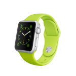 CINTURINO SILICONE APPLE WATCH/2/3/4/5/6/SE 42 MM. GREEN