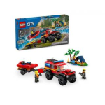Lego City 60412 Fuoristrada antincendio e gommone di salvataggio