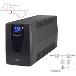 UPS 1,5 KVA DESKTOP LINE INT.PRO SERIES 4*IEC+RJ11/45 LCD CSB ADJ