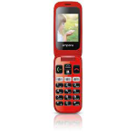 CELLULARE EMPORIA ONE 2.4" 2G BLACK RED SENIOR PHONE