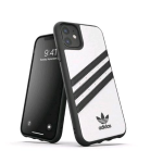 ADIDAS SAMBA APPLE iPHONE 12 MINI CUSTODIA IN TPU E POLIURETANO SIMILPELLLE NERO/BIANCO