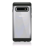 BLACK ROCK SAMSUNG GALAXY S10 COVER IN TPU ANTI SHOCK ASSORBION TRASPARENTE/NERO