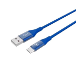 CELLY CAVO ADATTATORE USB MASCHIO USB-C MASCHIO 3A 1MT BLU