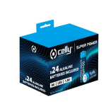 CELLY SUPER POWER BATTERIE ALKALINE AA STILO CONF. 24PZ