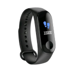 CELLY TRAINERBAND SMARTBAND DISPLAY TOUCH SCREEN LCD DA 0.96'' IP67 PER FITNESS E BENESSERE NOTIFICHE E MESSAGGI BLACK