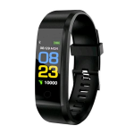 CELLY TRAINERTHERMO SMARTBAND DISPLAY TOUCHSCREEN DA 0.96" FITBIT CHARGE 4 SMARTBAND PER FITNESS E BENESSERE NOTIFICHE MESSAGGI CHIAMATE BLACK