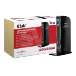 CLUB3D CSV-1460 DOCKING STATION USB3.0 DUAL DISPLAY 4K 60HZ COLORE NERO