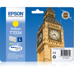 EPSON T7034 CARTUCCIA INKJET GIALLO PER WP4015 WP4025 WP4095 WP4515 WP4525 WP4535 WP4545 WP4595