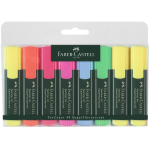 FABER-CASTELL EVIDENZIATORE TEXTLINER 48 COLORI ASSORTITI 8 Pz