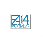 FABRIANO F4 ALBUM DA DISEGNO 4 ANGOLI 33X48 CM 200 GR RUVIDO 20 FOGLI BIANCO