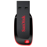 SANDISK SDCZ50-064G-B35 CHIAVETTA USB 2.0 64GB FUNZIONE PROTEZIONE DATI BLACK
