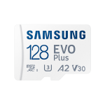 SAMSUNG EVO PLUS MICRO SDXC 128GB CLASSE 10 U3 A2 UHS-I WHITE