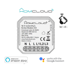 Homcloud Modulo PuIsante/Interruttore 3CH Wi-Fi da incasso