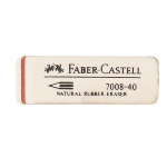 FABER CASTELL GOMMA 7008-40 PER MATITE DI GRAFITE E COLORATE CONF. 40 Pz.