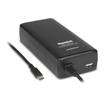 HAMLET ALIMENTATORE NOTEBOOK USB-C POWER DELIVERY 100W + USB-A 5V/12W