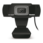 HAMLET HWCAM1080N WEBCAM FULL HD USB 16:9 1080P 30fps MICROFONO INTEGRATO
