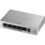 ZYXEL GS1005HP NO GESTITO GIGABIT ETHERNET (10/100/1000) ARGENTO SUPPORTO POWER OVER ETHERNET (POE)