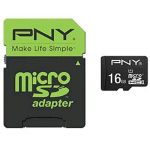 MICRO SD PNY SDU16GPER50-EF HC 16GB CLASSE 10 CON ADATTATORE SD