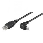NILOX CAVO USB A/MICRO USB B 90° 1.8MT BULK NERO