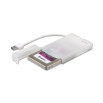 I-TEC MYSAFEU314 BOX VUOTO PER HDD/SSD 2.5" SATA INTERFACCIA USB 3.0 COLORE BIANCO