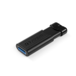 VERBATIM PINSTRIPE PEN DISK 32GB USB 3.0 STORE NGO W/R 30/10MBPS BLACK