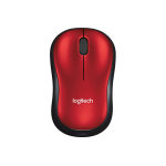 MOUSE LOGITECH M185 WIRELESS RED 910-002240