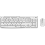 LOGITECH MK295 KIT TASTIERA E MOUSE WIRELESS SILENT USB LAYOUT ITALIA BIANCO