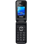 CELLULARE BRONDI FOX FLIP ATTIVO 1.77" 1.3MPX RADIO FM DUAL SIM NERO ITALIA SENIOR PHONE