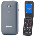CELLULARE PANASONIC 2.4" EASY PHONE BLUETOOTH TASTO SOS GREY ITALIA SENIOR PHONE KX-TU400EXG 