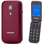 CELLULARE PANASONIC 2.4" EASY PHONE BLUETOOTH TASTO SOS RED ITALIA SENIOR PHONE KX-TU400EXR