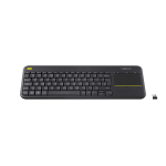 LOGITECH K400 PLUS TASTIERA WIRELESS LAYOUT ITALIANO CON TOUCHPAD INTEGRATO COLORE NERO