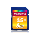 TRANSCEND SCHEDA SD HC 8GB CLASSE 10 FUNZIONE PROTEZIONE DATI