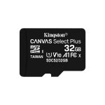 KINGSTON CANVAS SELECT PLUS 32GB MICRO SDHC CLASSE 10 UHS-I