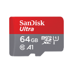 SANDISK ULTRA MICROSD XC 64GB CLASSE 10 CON ADATTATORE SD