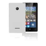 Cover Gel Protection+ White Microsoft Lumia 532