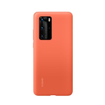 Cover In Silicone Coral Orange Orig Huawei P40 Pro