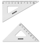 ARDA PROFIL COPPIA SQUADRE IN ALLUMINIO DA 45° E 60° 12 CM