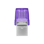 KINGSTON DATA TRAVEL MICRO DUO USB3.2+USB-C 128GB 200MB/S VIOLA SILVER