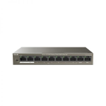 SWITCH TENDA TEF1110P-8-63W 8P LAN DESKTOP 10/100M 8P FE(POE)+2P FE(DATA+NVR)