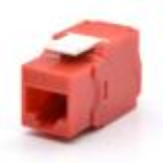 WP Cabling Presa Keystone Cat.6 UTP, Toolless, Colore Rosso