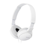 SONY MDR-ZX110W CUFFIE CON CAVO J JACK 3.5mm COLORE BIANCO