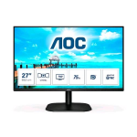 MONITOR AOC 27B2QAM 27" W-LED FULL HD 16:9 4MS 75HZ LOWBLUE FLICKERFREE VGA HDMI DISPLAYPORT ALTOPARLANTI INCORPORATI BLACK