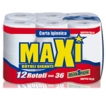 MAXI CARTA IGIENICA CONFEZIONE DA 12 PEZZI