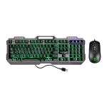 TECNO KIT TASTIERA+MOUSE GAMINGCON FILO LED RGB USB TC-BG2006