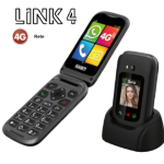 CELLULARE SAIET LINK 4 NEW 2.8" BLUETOOTH 4GB GPS SENIOR PHONE