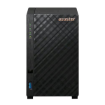 ASUSTOR AS1102T NAS CHASSIS MINI TOWER ARM RTD1296 1.4GHz RAM 1GB-2 BAY HDD 3.5" BLACK