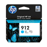 HP 912 3YL77AE CARTUCCA ORIGINALE CIANO 315 PAGINE COMPATIBILE CON STAMPANTI A GETTO DI INCHIOSTRO OFFICEJET PRO SERIE 8010 E 8020